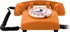 Opis 60s Cable Retrotelefon rot