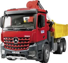 Bruder Mercedes-Benz Arocs Baustellen-LKW mit Kran und Zubehör (03651)