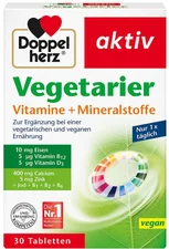 Doppelherz Vegetarier Vitamine + Mineralstoffe Tabletten (30 Stk.)