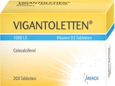 Merck Vigantoletten 1000 I.E. Vitamin D3 Tabletten