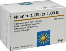 Köhler Vitamin D3 Köhler 2000 IE Kapseln (120 Stk.)