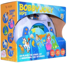 X4-Tech BobbyJoey MP3 CD-Player weißblau
