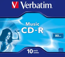 Verbatim CD-R Music 700MB 80min 16x 10er Jewelcase