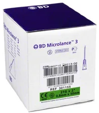 Becton  Microlance Kanuele 21 G 2 0,8x50 mm (100 Stk.)