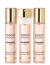 Toilette günstig Coco Chanel de ml) x (3 Nachfüllung Mademoiselle Eau 20