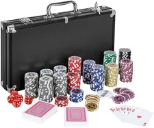 Vedes Laser-Chips Pokerset (300 Chips| 13,5g)