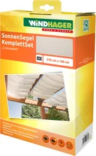 Windhager Sonnenschutz-Segel 270 x 140 cm