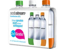SodaStream PET-Flasche 2 + 1 (3 x 1 Ltr.)