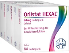 Hexal Orlistat 60 mg Hartkapseln (3 x 84 Stk.)