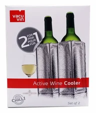 Vacu Vin Weinkühler silber 2in1