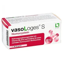 Dr. Loges vasoLoges S Homocystein Dragees (90 Stk.)
