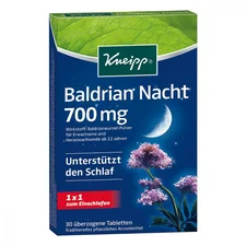 Kneipp Baldrian Nacht 700 mg überzogene Tabletten (30 Stk.)