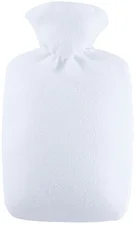 Hugo Frosch Wärmflasche Klassik Fleece (1,8 L) weiß