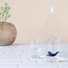Balvi Wasserflasche mit Silikon-Stecker