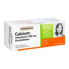 Ratiopharm Calcium Ratiopharm 500mg Kautabletten (100 Stk.)