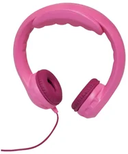 LogiLink gepolsterter kindersicherer Kopfhörer rosa (HS0046)