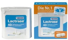 Pro Natura Lactrase 18000 FCC Tabletten Klickspender (40 Stk.)