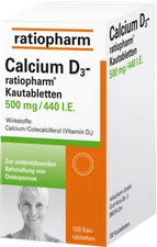 Ratiopharm Calcium D3 Kautabletten (100 Stk.)