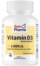 ZeinPharma Vitamin D3 5.000 I.E. Wochendepot Kapseln (90 Stk.)
