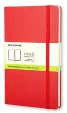 Moleskine Classic  Plain Notebook  Large Size rot