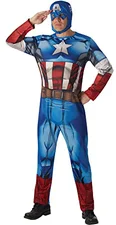 Rubies Captain America Comic Kostüm für Damen und Herren (S L)