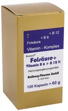Aalborg Pharma Folsäure + Vitamin B6 + B12 N Kapseln (120 Stk.)