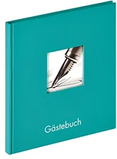 Walther Design Gästebuch Fun 23x25/72 petrolgrün