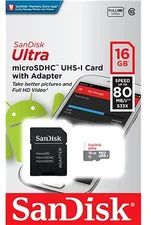 SanDisk Ultra microSDHC 16GB (SDSQUNS-016G-GN3MN)
