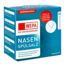 Wepa Nasendusche mit Nasenspülsalz (60x2,95g)