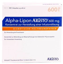 Aristo Pharma Alpha Lipon Aristo 600 mg Konzentrat zur Herstellung einer Infusionslösung