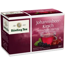 Bünting Tee Bester Becher Johannisbeer-Kirsch (20 Stück)