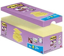 Post-it Super Sticky Z-Notes Canary Yellow 7.6 x 7.6 cm (20 Pack)