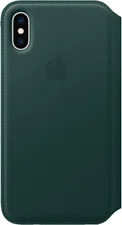 Apple Leder Folio (iPhone Xs) Waldgrün