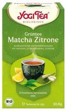 YogiTea Grüntee Matcha Zitrone (17 Beutel)
