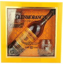 Glenmorangie Original 10 Years 0,7l 40%  Geschenkset 2018 mit 2 Gläsern