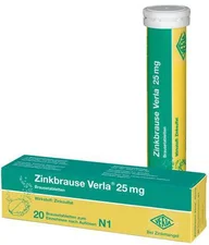 Verla Zinkbrause Verla 25 mg Brausetabletten
