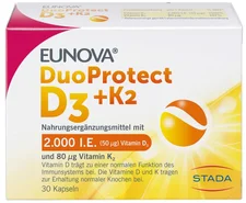 Eunova Duoprotect D3 + K2 2000 I.E. Kapseln