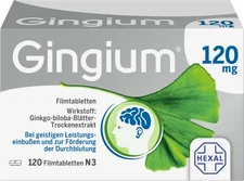 Hexal Gingium 120mg Filmtabletten (120 Stk.)
