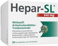 Klosterfrau Hepar-SL 640 mg Filmtabletten (20 Stk.)