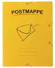 Stylex Postmappe A4  mit Logo gelb (43138)