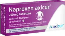 AxiCorp Naproxen axicur 250 mg Tabletten (20 Stk.)