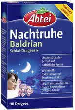 Abtei Nachtruhe Baldrian Schlaf-Dragees N (90 Stk.)