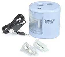 Rapesco Elektrischer Doppel-Spitzer PS12-USB hellblau (1447)