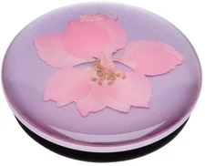 PopSockets Grip & Stand Pressed Flower Delphinium Pink