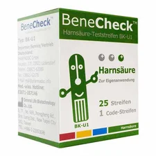 BeneCheck Harnsäure Teststreifen (25 Stk.)