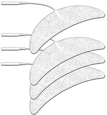 Prorelax Elektroden-Pads Banane, 4 Pads - 2 mm Stecker, 10 x 3 cm