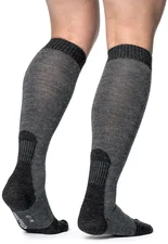 Woolpower Socks Skilled Knee High 400 black/dark grey