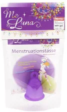 Me Luna Menstruationstasse Classic - Ring - Violett - Größe Shorty L