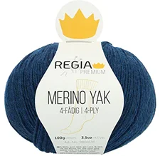 Regia Premium Merino Yak nachtblau meliert