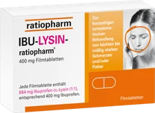 Ratiopharm Ibu Lysin 400 mg Filmtabletten (50 Stk.)
